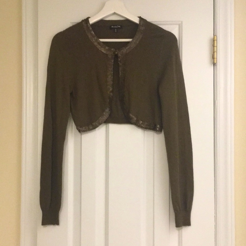 Sequenced bolero sweater by Massimo Dutti. Medium.